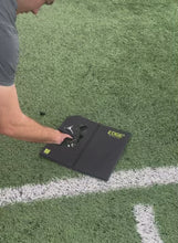 ギャラリービューアでビデオを読み込んで再生します。 | football_cross_text
