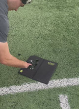 ギャラリービューアでビデオを読み込んで再生します。 | football_cross_text
